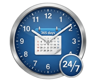 24/7 operational service