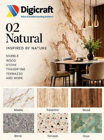 Custom wall textures collection featuring linen, plaster, concrete and leather effects